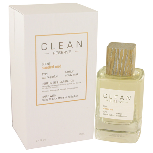 Clean Sueded Oud by Clean Eau de Parfum Spray 100 ml
