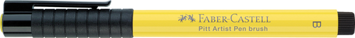 FABER-CASTELL Pitt Artist Pen Brush 2.5mm 167404 lichtgelb lasierend