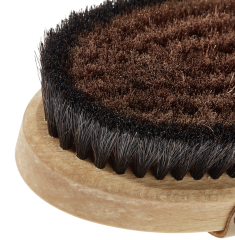 Herba Body&Spa.Badebürste, Bronzedraht/Rosshaar,...