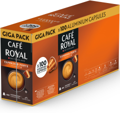 CAFE ROYAL Kaffeekapseln Promo 2002292 Espresso Forte 100...