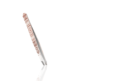 Rubis Pinzette schräg, Mandala Sonne roségold