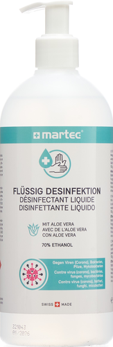 MARTEC Desinfektionsmittel 500ml 33086 Flssig. mit Aloe-Vera