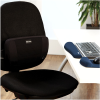 FELLOWES Mausmatte Plushtouch 9287302 blau, mit Handgelenkauflage