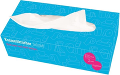 Kosmetiktücher aus 100% Zellstoff 2-lagig