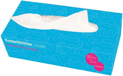 Kosmetiktücher aus 100 % Zellstoff 3-lagig