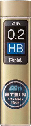 PENTEL Minen AINSTEIN 0,2mm C272W-HB HB 20 Stck