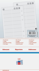 IDÉ Adressen Timing 2 93x172mm 7066461.22 24...