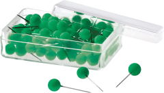 MAGNETOPLAN Pinwand-Nadeln 111165005 grün, 6x19mm...