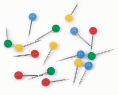 MAGNETOPLAN Pinwand-Nadeln 111165005 grün, 6x19mm...