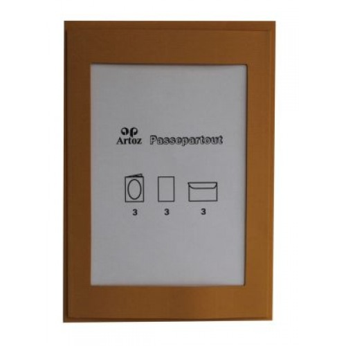 ARTOZ Papier 1001 Passepartout B6 11045575 100/220g, mango 3 Blatt