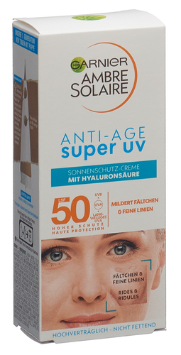 AMBRE SOLAIRE Sens expert+ Gesicht Cr LSF50+ 50 ml