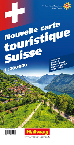 HALLWAG Neue Reisekarte 382830968 Schweiz 1:200000