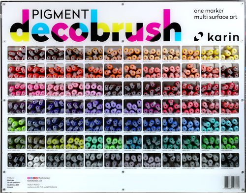 KARIN Pigment Deco Brush 29C11 Display 504 Stk.
