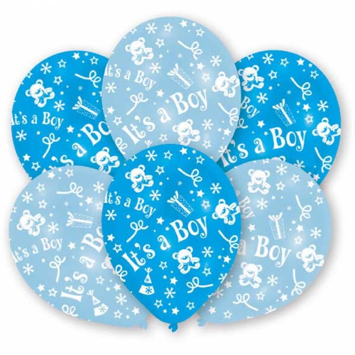 NEUTRAL Ballons Its a boy 6 Stk. INT995697 blau 27.5cm