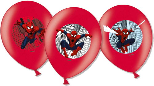 NEUTRAL Ballons Spiderman 6 Stk. 999241 rot 27.5cm