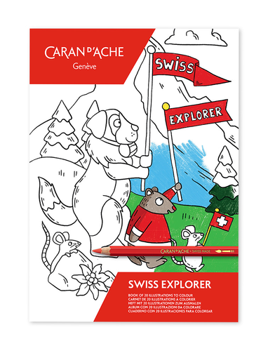 CARAN DACHE Swiss Explorer 454.702 Malbuch FSC