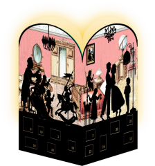 COPPENRATH Adventskalender 16.5x11.5cm 92998 Nostalgische...