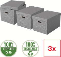 ESSELTE Aufbewahrungsboxen Home L 628287 510x355x305mm,...