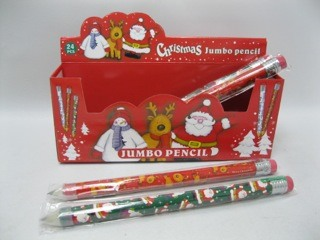ROOST Xmas Jumbo Bleistift XM105 2 ass. Weihnachtsmotive