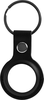 DELTACO Apple AirTag case, keychain MCASE-TAG10 vegan leather, black