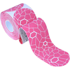 TheraBand Kinesiology Tape Precut Roll - Pink/White