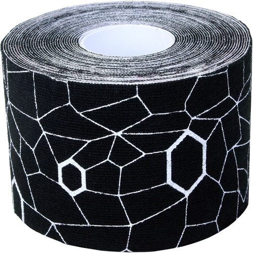 TheraBand Kinesiology Tape Rolle 5 m - Black/White