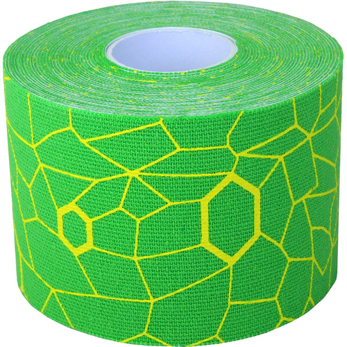 TheraBand Kinesiology Tape Rolle 5 m - Green/Yellow