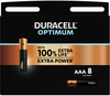 DURACELL Batterie Optimum 4-137714 AAA, LR03, 1.5V 8 Stck