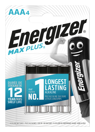 ENERGIZER Batterie Max Plus 1,5V E92/AAA Micro 1300 mAh 4 Stck