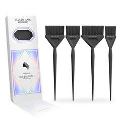 Vellen Hair Färbepinsel Set 4er Pack schwarz