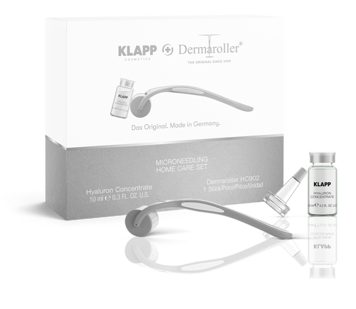 KLAPP x Dermaroller Home Care Kit 1 x Roller. 1 x 10 ml Bottle