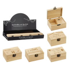 ROOST Spieluhr Music box 10031491 4 ass. 10x5x7cm
