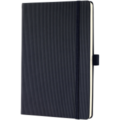 CONCEPTUM Notizbuch 148x213x20mm CO120 blanko schwarz