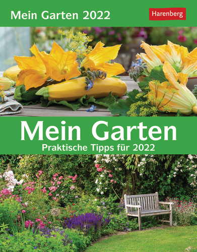 HARENBERG Abreisskalender Mein Garten 2104100+23 DE, 12,5 X 16cm, 2023