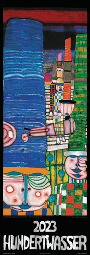 WRNER Hundertwasser Art KA-968 DE, 65x23cm 2023