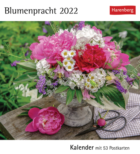 HARENBERG Blumenpracht Postkarten 3310098+23 DE, 16 X 17,5cm, 2023