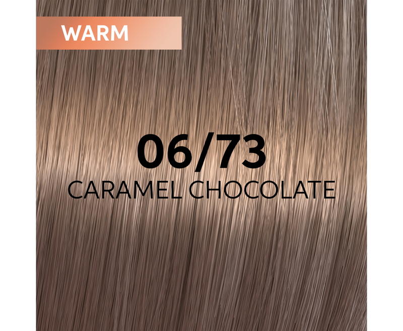 Wella Shinefinity Zero Lift Glaze 06/73 Caramel Chocolate 60 ml - kau
