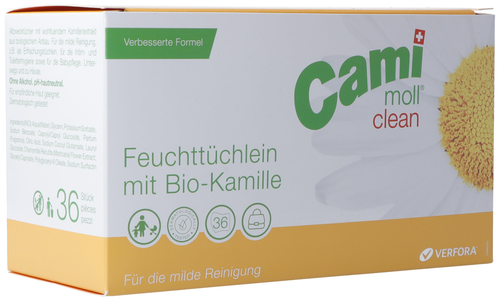 CAMI MOLL clean Feuchttcher NF Btl 36 Stk