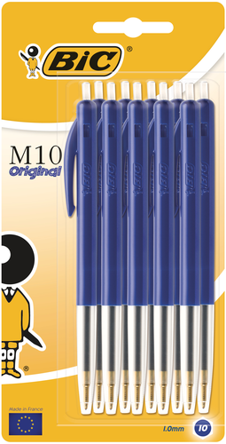 BIC Kugelschreiber M10 8322353 blau, 10 Stck