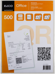 ELCO Einz.schein QR-Rech. A4 74589.29 90g, perforiert,500...