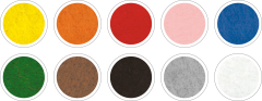 FOLIA Bastelfilz 150g 520409 ass. 10 Blatt