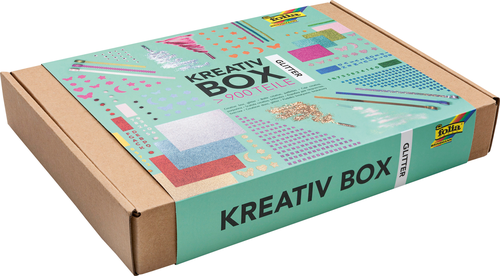 FOLIA Kreativ Box 937 Glitter Mix, ber 900 Teile