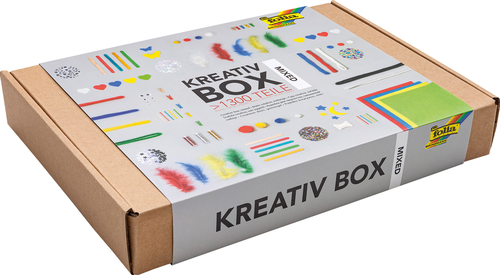 FOLIA Kreativ Box Folia 935 Material Mix, ber 1300 Teile