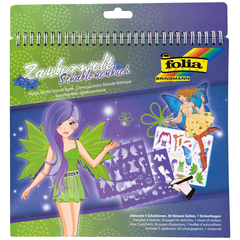 FOLIA Schablonenbuch Zauberwelt 41201 gross, 5...