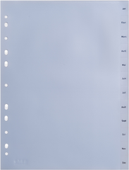 HWB Register A4 Jan-Dec 3604.52 PP 4-Loch.transp.FR