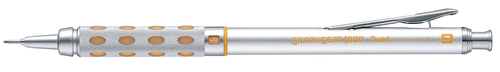 PENTEL Graphgear 0.9mm XPG1019-G silber/gelb