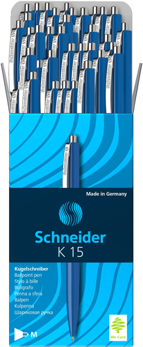SCHNEIDER Kugelschreiber K15 1mm 15541600 blau, 50 Stck