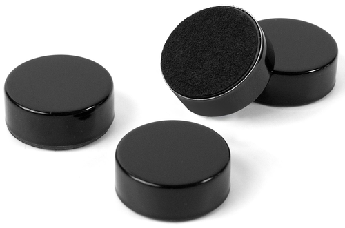 TRENDFORM Magnete Black TF2737 23mm, schwarz, 4er Set