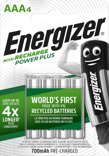 ENERGIZER Batterie Akku E300626602 AAA/HR03, 700mAh, 4 Stck