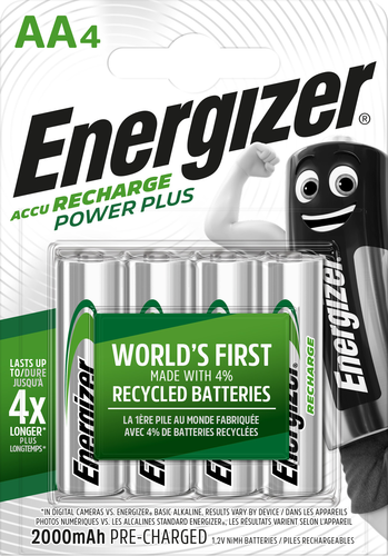 ENERGIZER Batterie Akku E300626701 AA/HR06, 2000mAh, 4 Stck